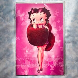 Vintage 2006 Betty Boop "Winter Wrap" 3D card with envelope - NEW IN PACKAGING